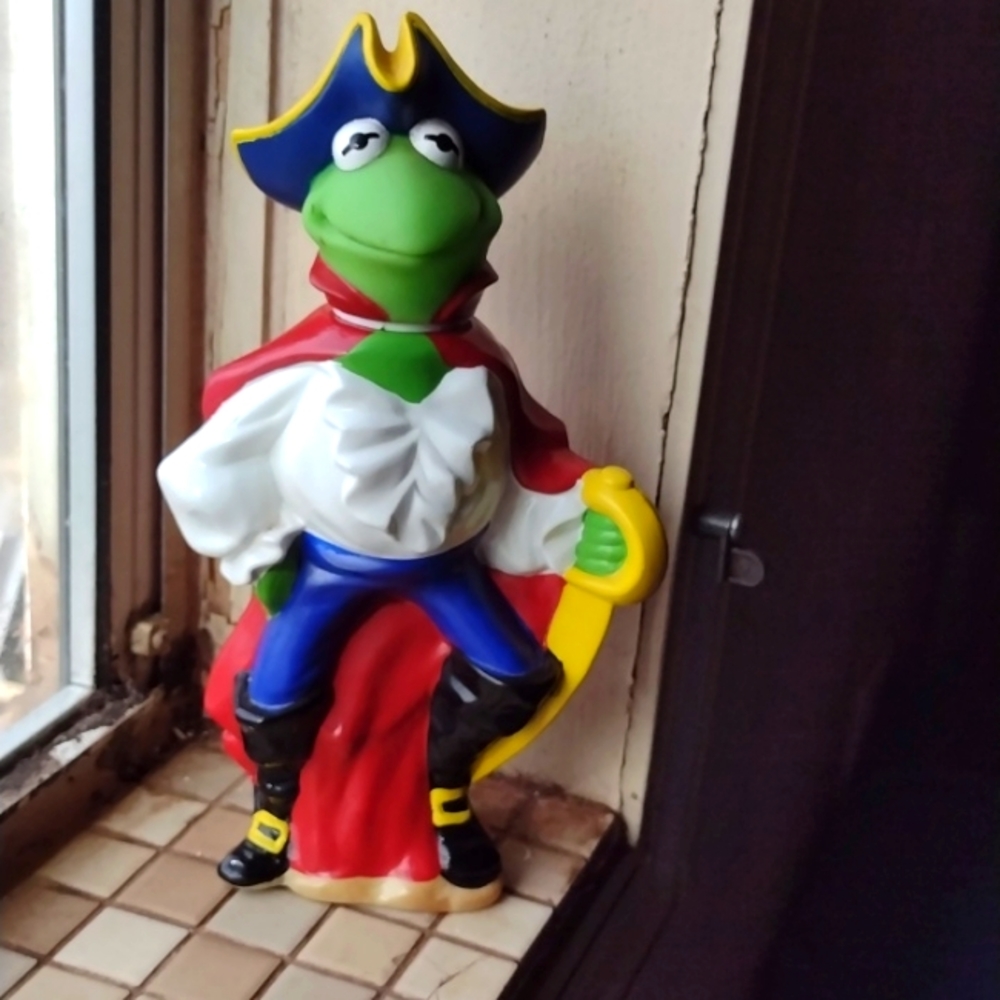 Vintage Kermit the frog bubble bath.